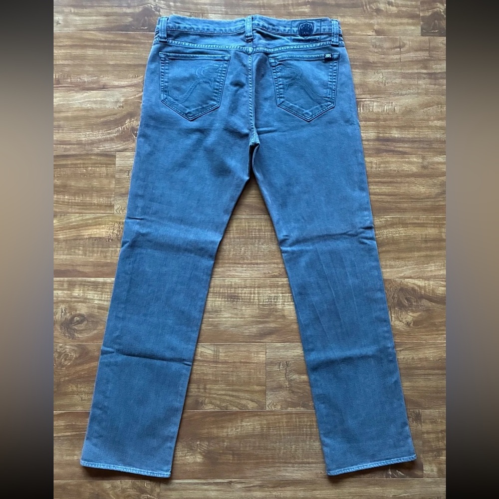 Rock & Republic Mens Light Wash Blue Straight Fit Stretch Jeans Pants Sz 38 x 34